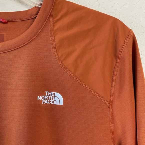 The North Face Vapor Wick Burnt Orange Shirt - Picture 2 of 8